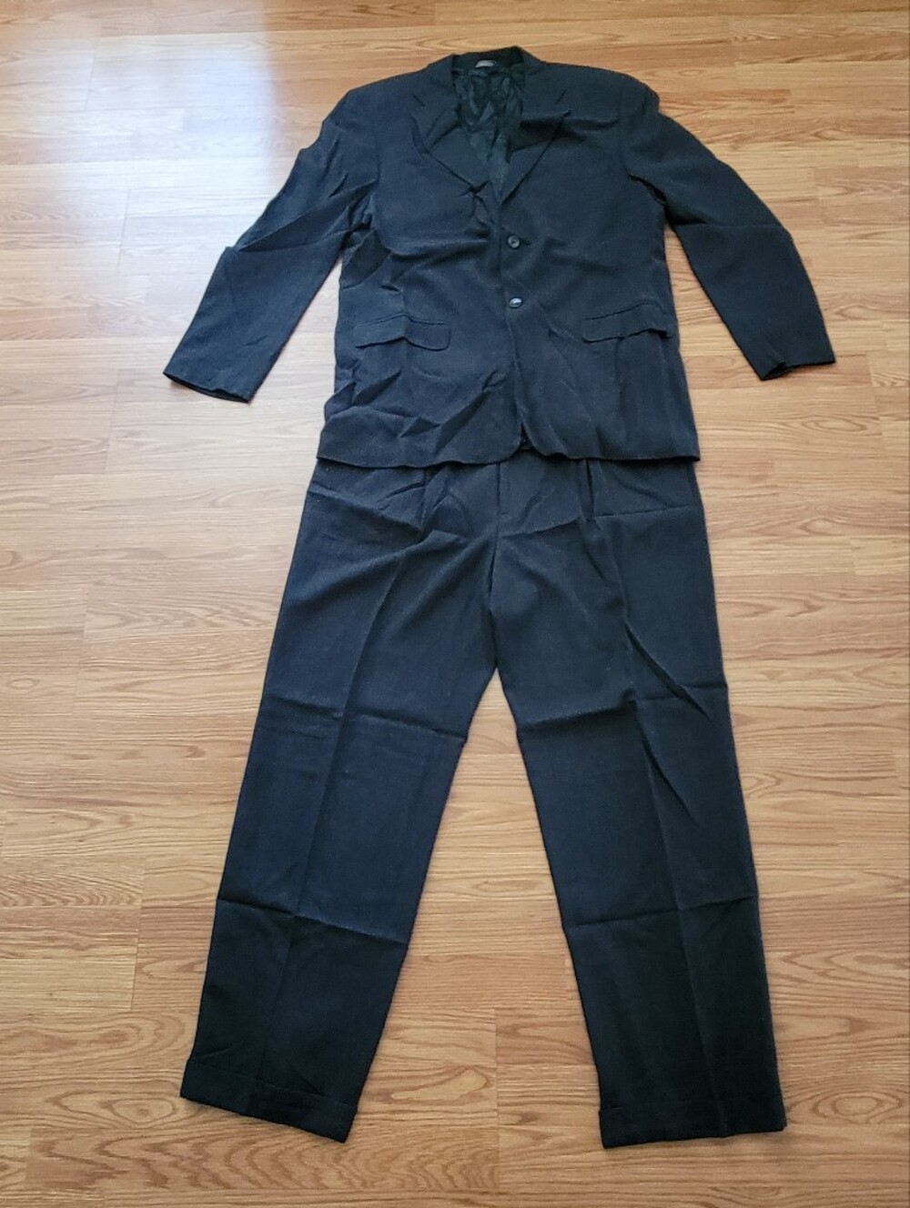 Banana Republic Made In Italy Men's Black Two-Piece Classic Suit